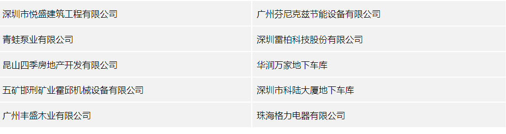 金铸客户名录